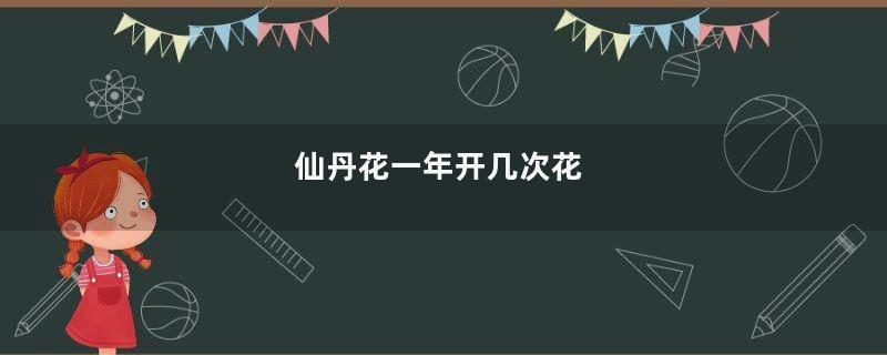 仙丹花一年开几次花