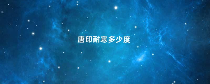 唐印耐寒多少度